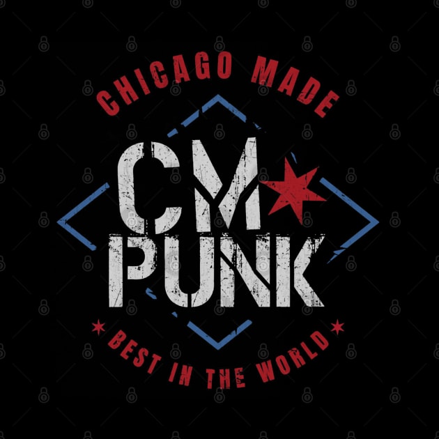 CM Punk Chicago Made by MunMun_Design