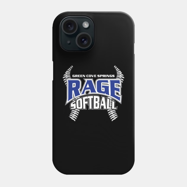 Rage Softball Phone Case by Proud Parent