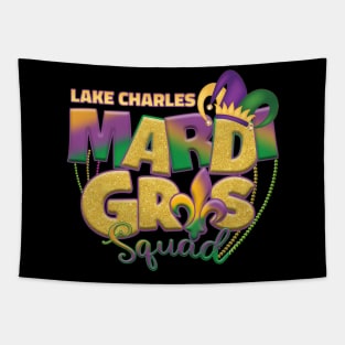 Lake Charles Mardi Gras Tapestry