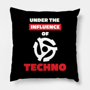 Under the Influence of Techno Pillow