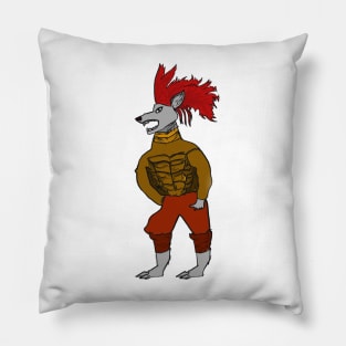 Wolf Warrior Pillow