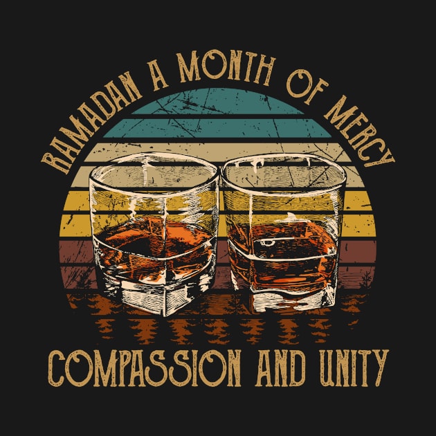 Ramadan A Month Of Mercy Compassion And Unity Whisky Mug by KatelynnCold Brew