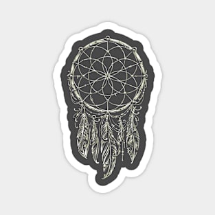 Traditional Dream Catcher Dark Magnet