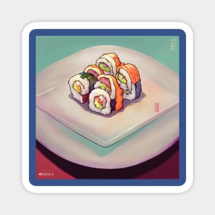 Kawaii Anime Sushi Magnet