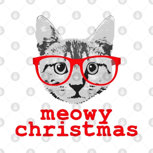 Funny Christmas - Meowy Christmas by robotface