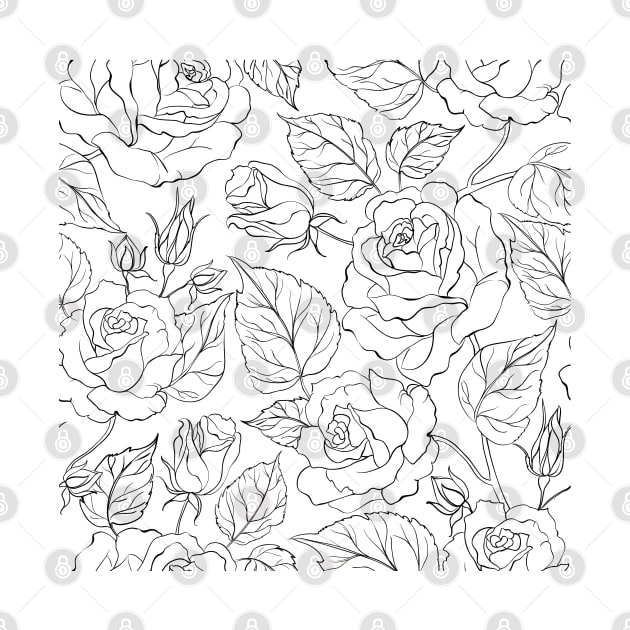 Flower rose design style by PowerD