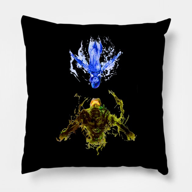 Master Chief x Cortana Pillow by Pixy Official