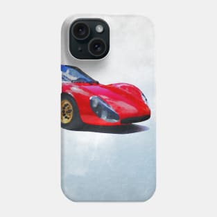 Vintage Alfa Romeo in watercolor Phone Case