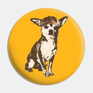 Newsboy Chihuahua Pin