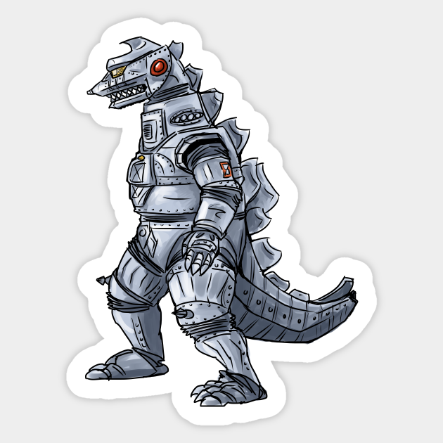 MECHAGODZILLA - Godzilla - Sticker | TeePublic