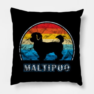 Maltipoo Vintage Design Dog Pillow