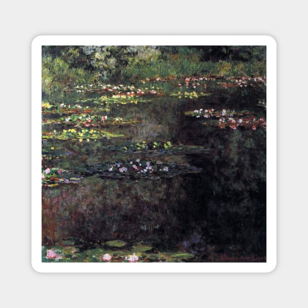 Waterlilies by Claude Monet Magnet by MasterpieceCafe