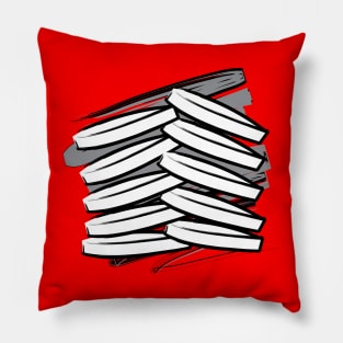 Half Shuffled Chips Pillow