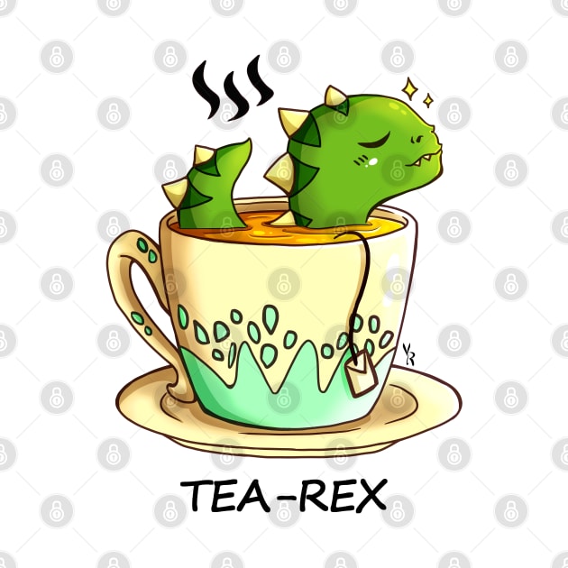 Tea-Rex by vanyroz