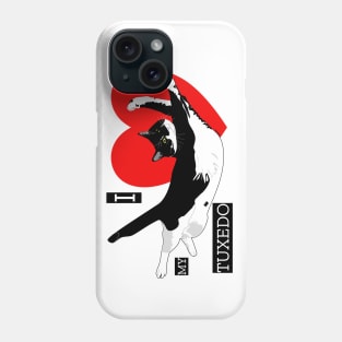 I love my Cute Tuxedo Cat Copyright TeAnne Phone Case