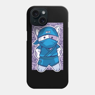 D&D Monk Ninja Class Kawaii Cat Phone Case