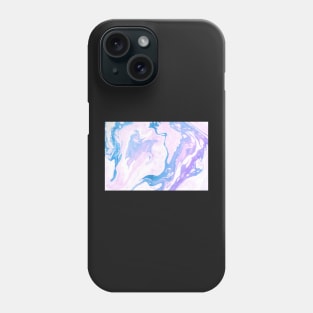 Blue and Pink Marble Pattern Phone Case