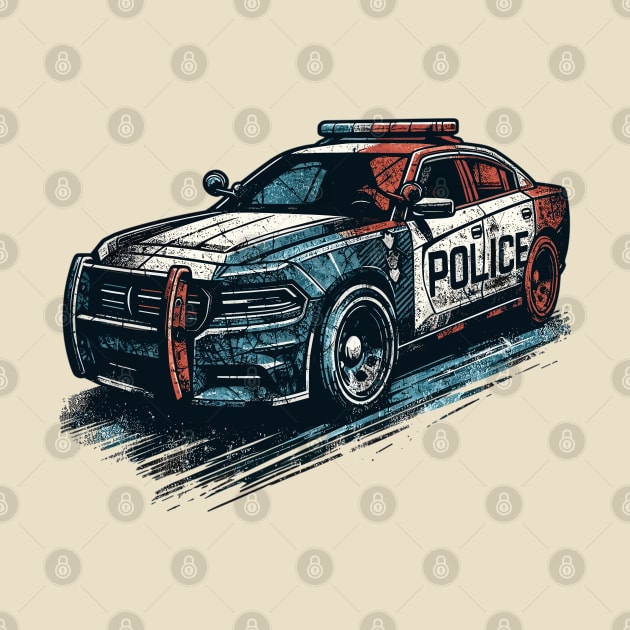 Police car by Vehicles-Art