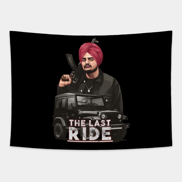 Sidhu Moose Wala: The Last Ride Design Tapestry by ShoppyBubble