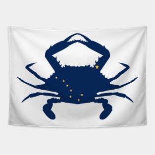 Alaska Crab Flag Tapestry