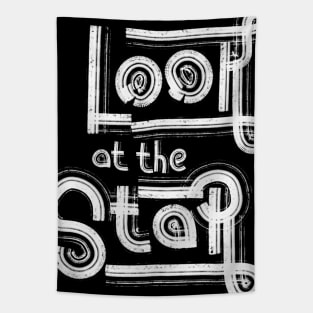 Look at The Star handwritten series Tapestry