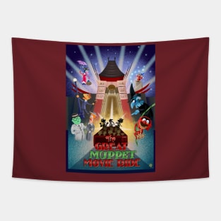 The Great Muppet Movie Ride Tapestry