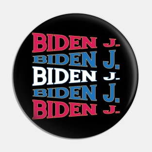 TEXT ART USA PRESIDENT BIDEN Pin