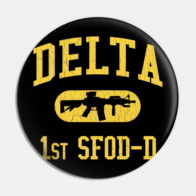 Delta Force 1st SFOD-D (vintage distressed look) Pin by robotface