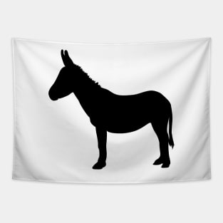 Donkey silhouette Tapestry