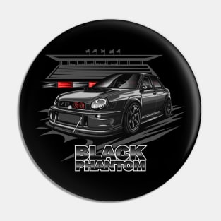 Subie Gang STi - Black Phantom (Black Edition) Pin