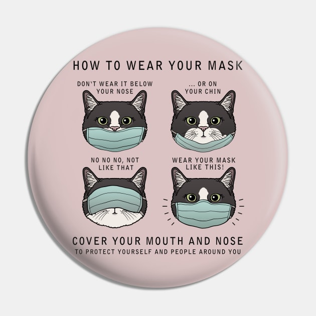 How to wear your mask Pin by tiina menzel