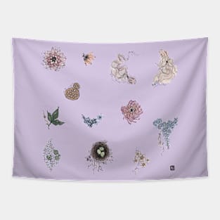 Collection Kois in the Nest Tapestry