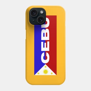 Cebu City in Philippines Flag Phone Case