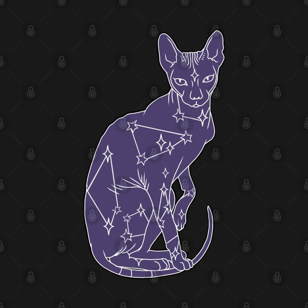 Catshirt, gothic occult cat lovers by The Brooklyn Vibe