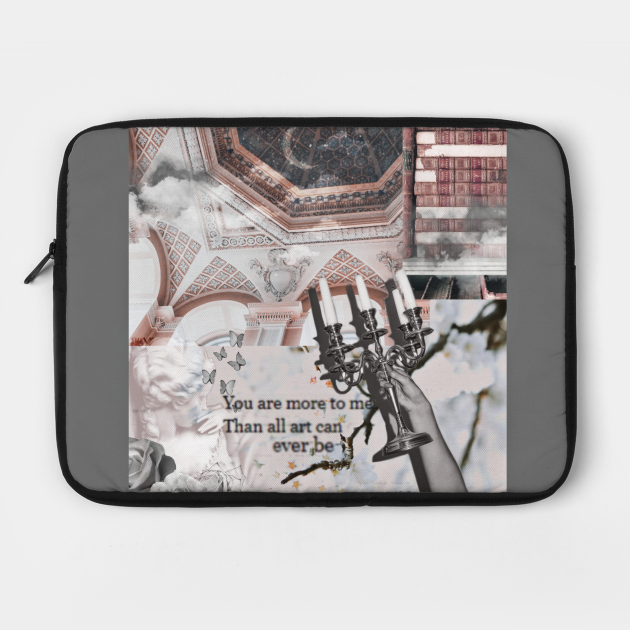 Vintage Victorian Aesthetics Pink Gray Vintage Aesthetic Laptop Case Teepublic