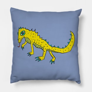 Bizarre Lizard Pillow