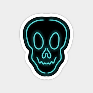 Neon skull Magnet