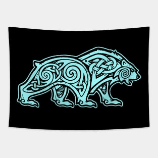 fenrir viking shield Tapestry