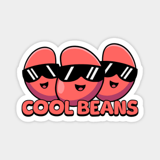 Cool Beans! Cute Kidney Bean Cartoon! Magnet