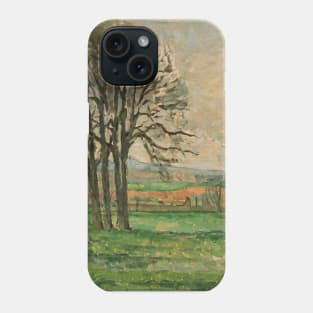 The Bare Trees at Jas de Bouffan by Paul Cezanne Phone Case