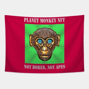 Planet Monkey Animals Not Bored Apes Tapestry