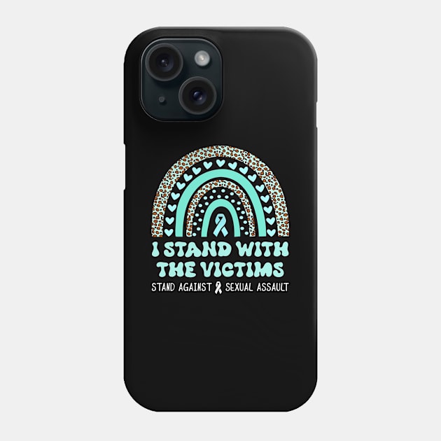 I Stand With The Victims Sexual Assault Awareness Phone Case by FrancisDouglasOfficial