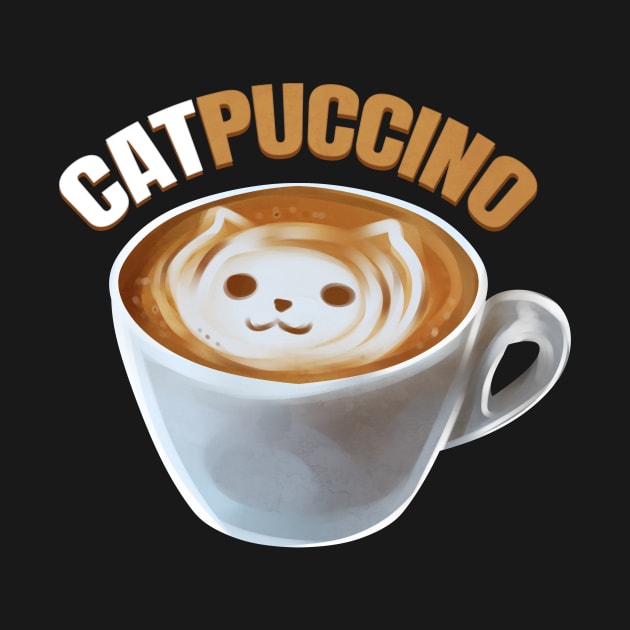 Cat And Cappucino Makes Catpuccino In A Cup On Purrsday by SinBle