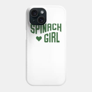 Spinach Girl Heart Phone Case