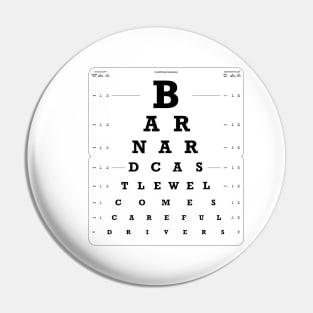 Barnard Castle Eye Test Pin