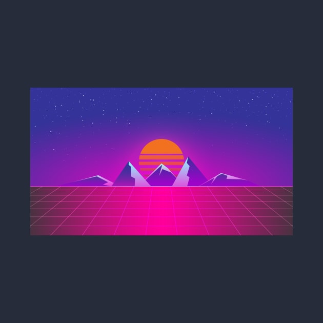 Synthwave 80's by RARA_AVIS