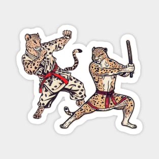 Cheetah martial arts Magnet