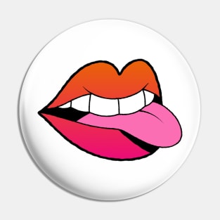 Sunset Ombre Mouth Pin