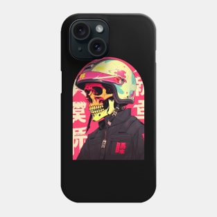 Helmet Vintage Deathly  Racer Phone Case