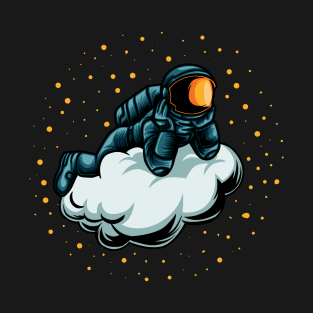 Astronaut chilling in the space T-Shirt